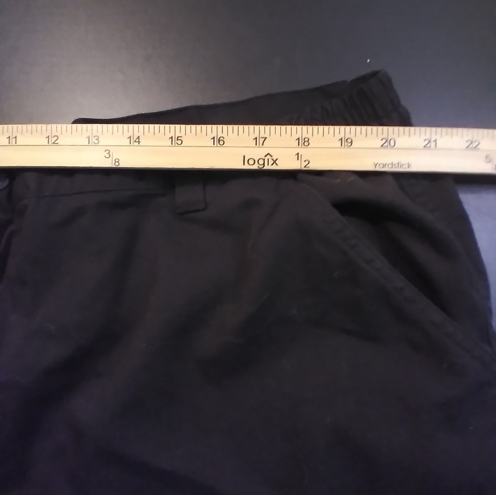 Boulder Creek Trading Co. Black 100% Cotton Cargo Shorts Size 46 Tall Stretch - Picture 2 of 11